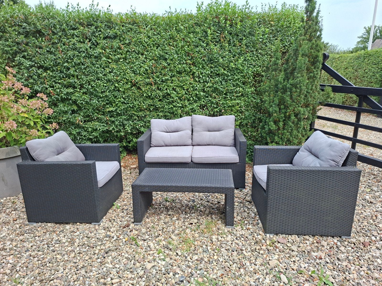 Loungeset R&S design - Gebruikt, kussens verkleurd, Ophalen, 4 zitplaatsen, Gebruikt, Bank