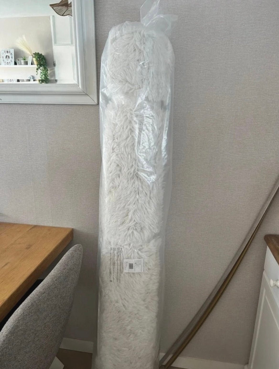 Nieuw Fluffy Vloerkleed 160x230 Off-white, Ophalen, 150 tot 200 cm, Crème, Nieuw