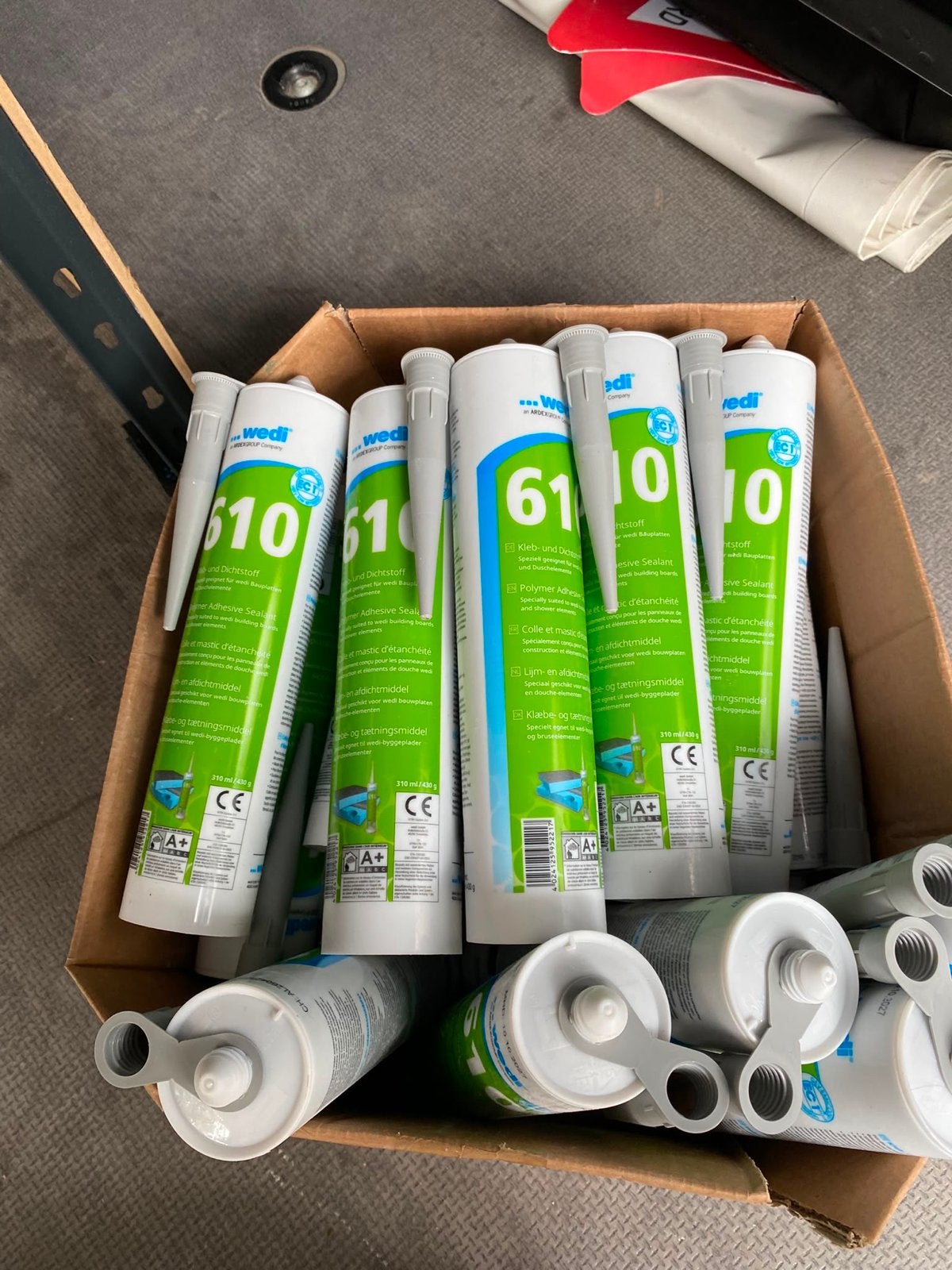 Wedi 610 Kleb- und Dichtstoff - Polymerlijmkit €15 per stuk, Wit, Nieuw, Ophalen of Verzenden, Lak