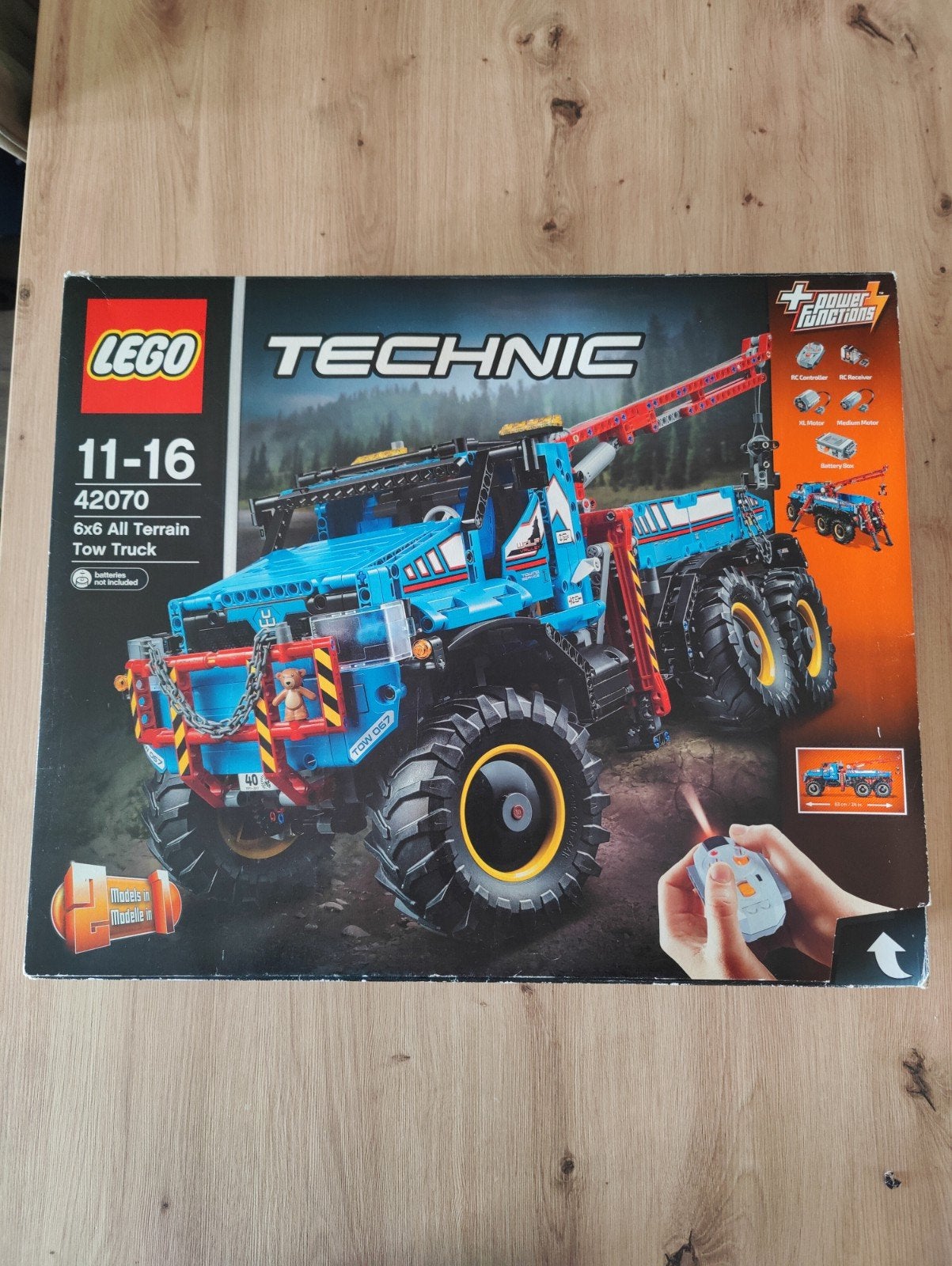 Lego Technic 42070 6x6 All Terrain Tow Truck, Inclusief instructies, Gebruikt, Lego, Ophalen of Verzenden