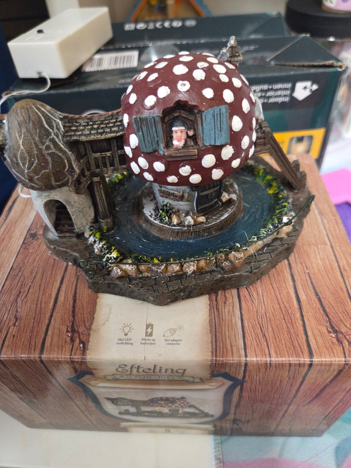 Efteling Miniatuur kabouterhuis kerst, Ophalen of Verzenden