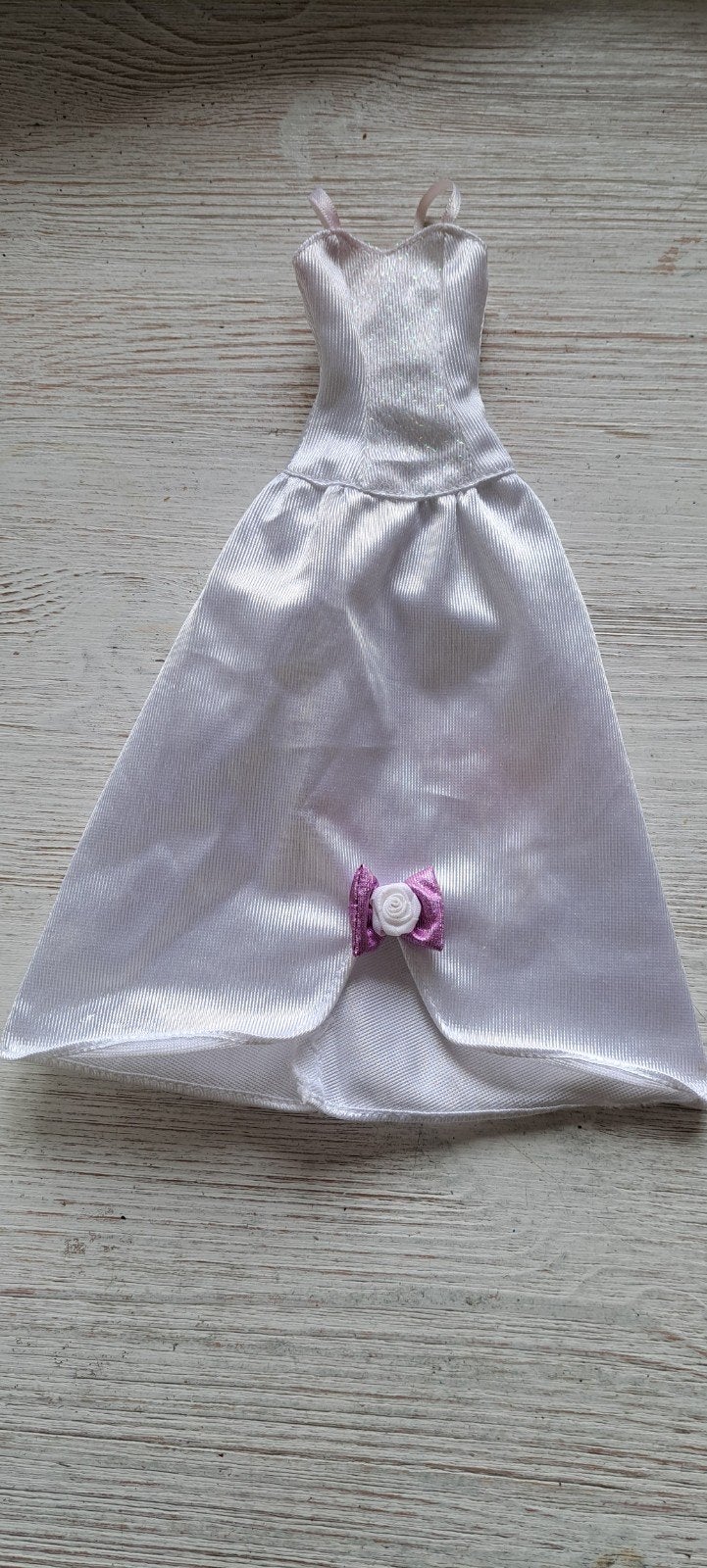 Vintage BARBIE SPARKLE droom bruidsjurk uit 1995, Ophalen of Verzenden
