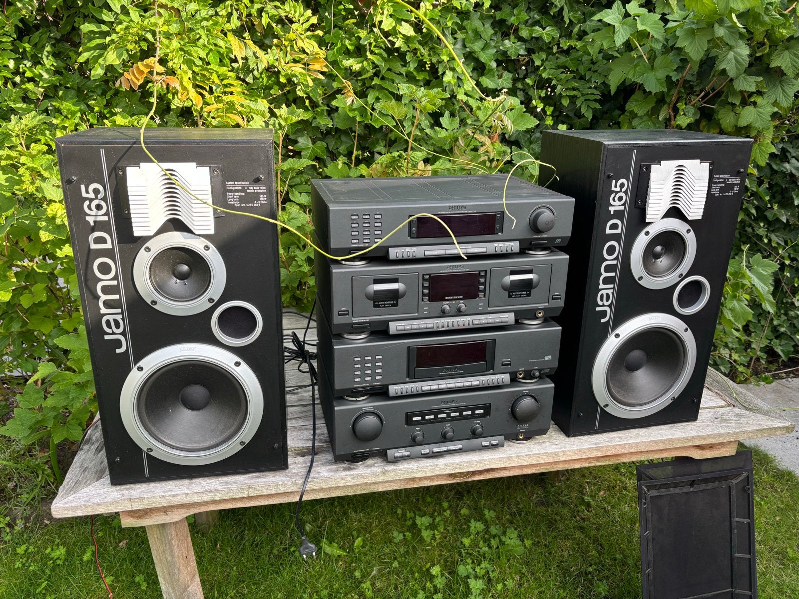 Philips 900 Stereo Set met Jamo D 165 Speakers, Ophalen, Philips, Gebruikt, Losse componenten