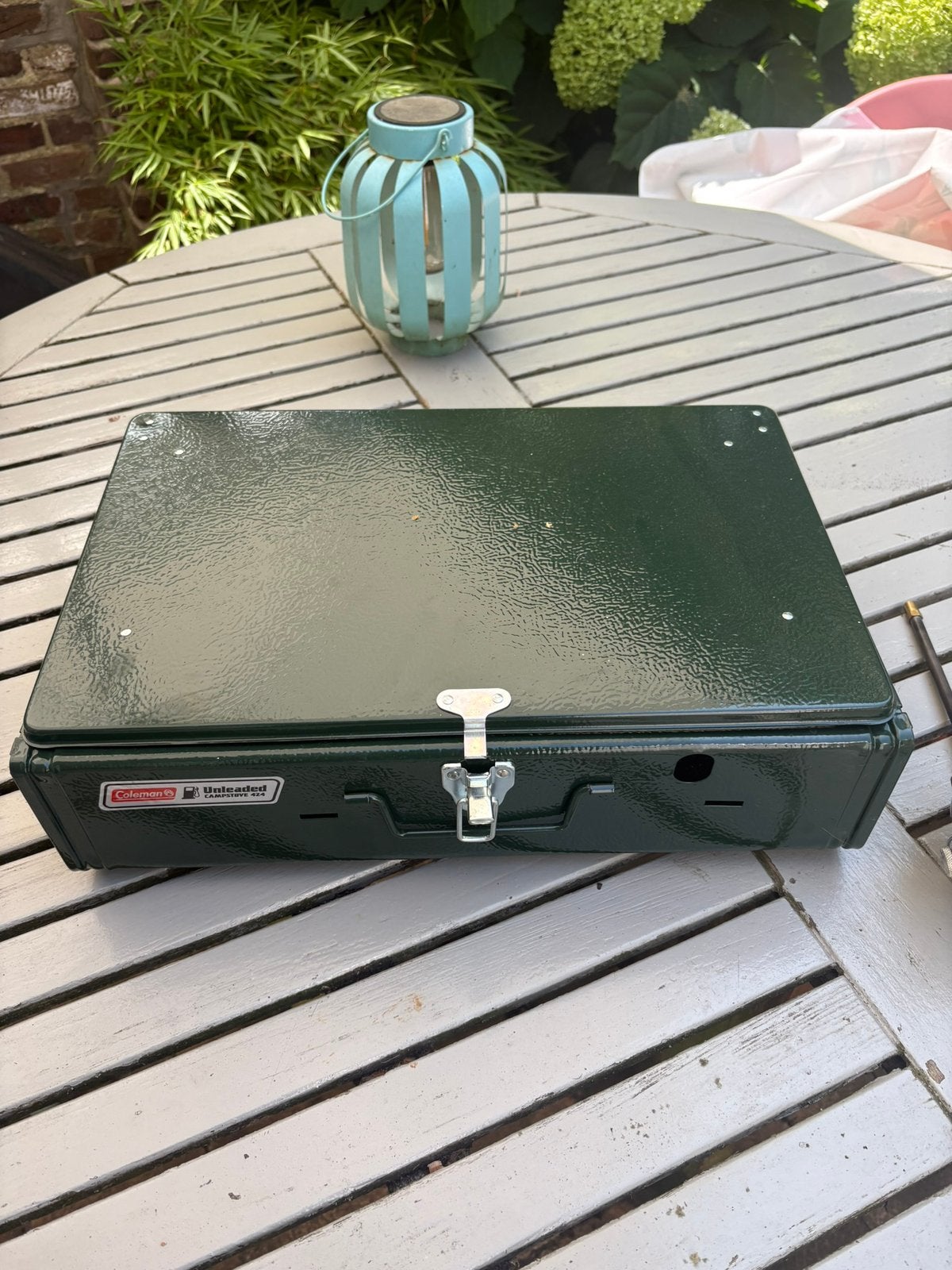 Coleman kampeerfornuis / kooktoestel: Unleaded campstove 424, Ophalen, Gebruikt
