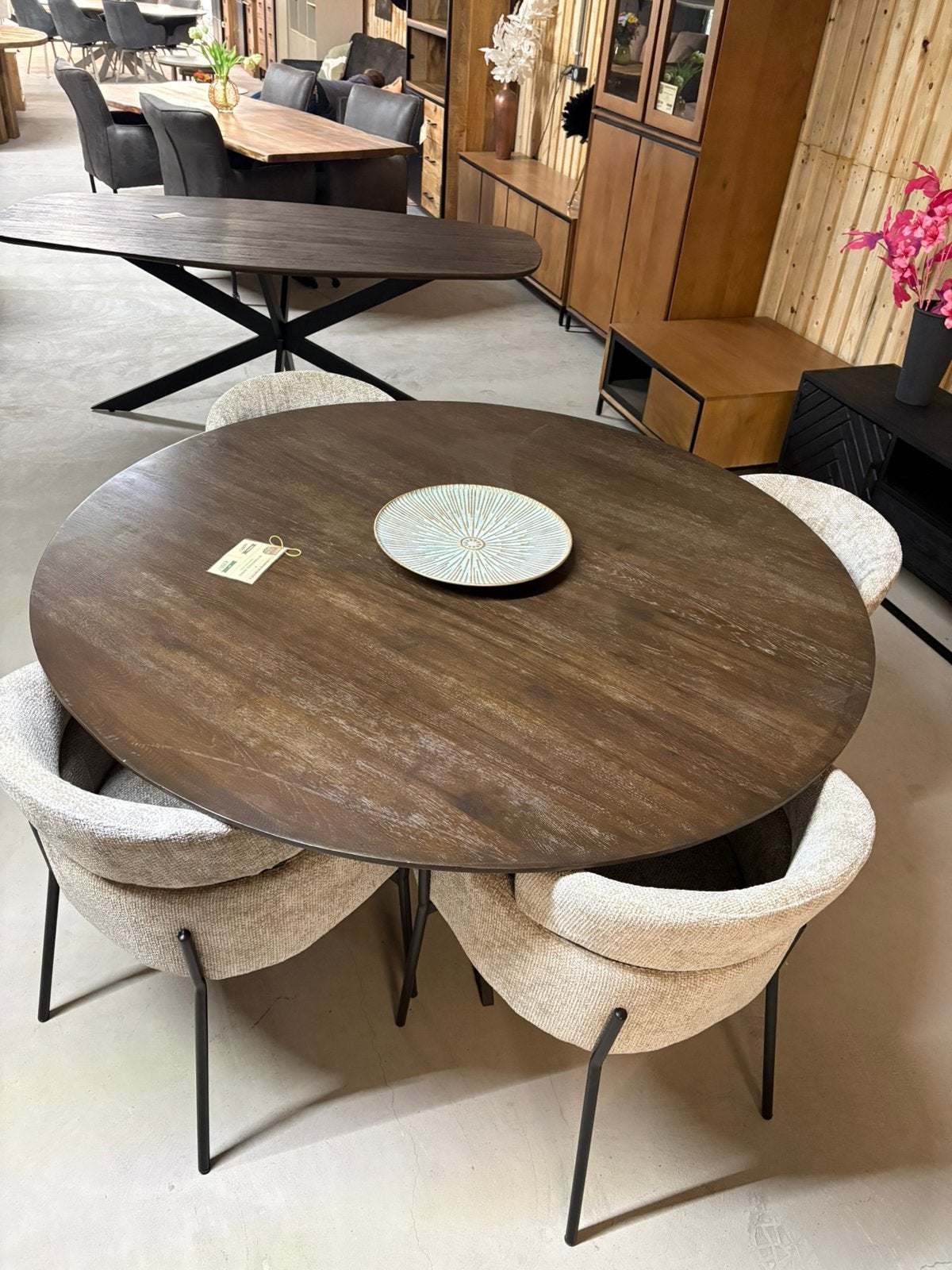 Ronde eettafel Rondo – nu €350!, Ophalen of Verzenden, Nieuw, Rond, 100 tot 150 cm