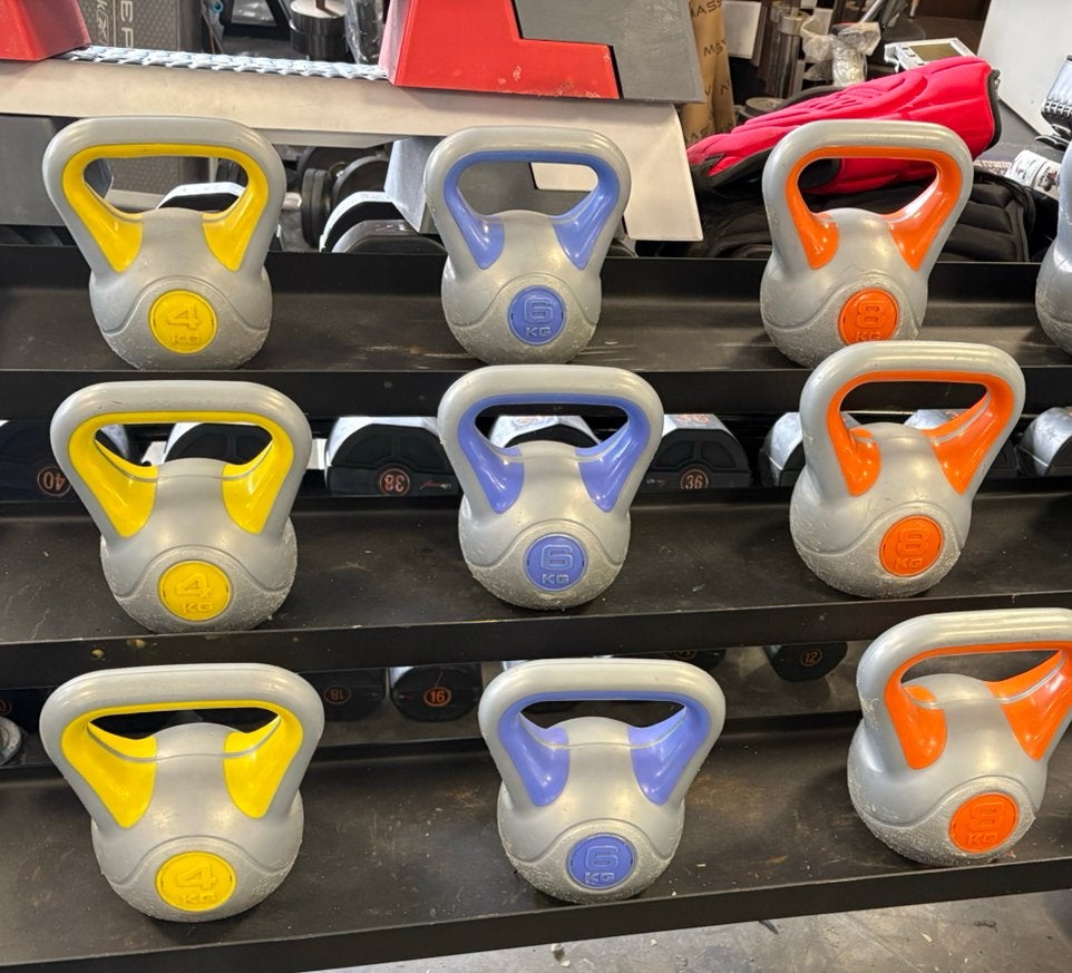 Kettlebells 1 x 4-6-8 kg kettlebell gewichten, 4-6-8 kg, Gebruikt, Gewichten, Ophalen of Verzenden