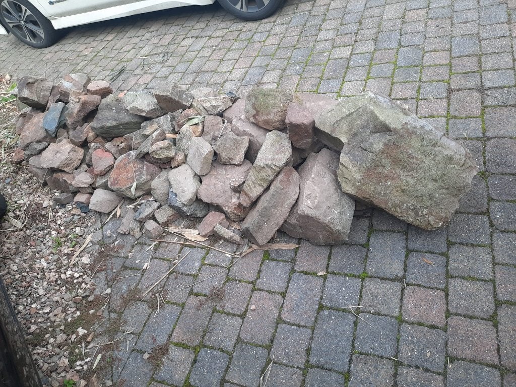 Keien te koop, Tuin en Terras, Ophalen, Overige materialen, Gebruikt, Bruin