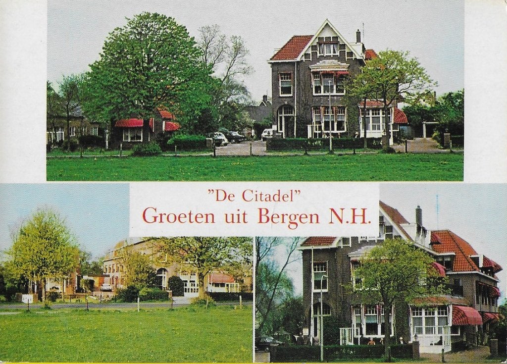 Bergen bejaardenoord de citadel ansichtkaart ( a587), Ophalen of Verzenden, 1980 tot heden, Gelopen, Noord-Holland