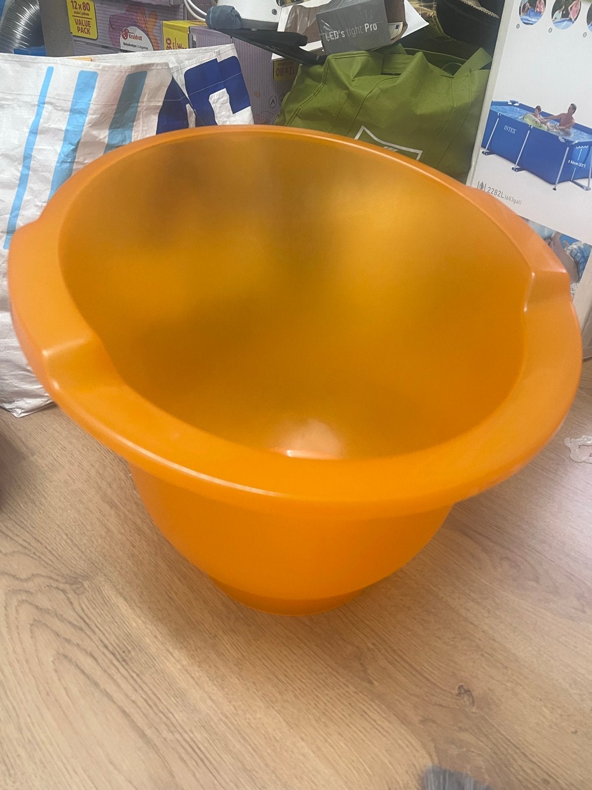 Oranje Tummy Tub - Comfortabel babybadje, Overige merken, Gebruikt, Tummy Tub, Ophalen of Verzenden
