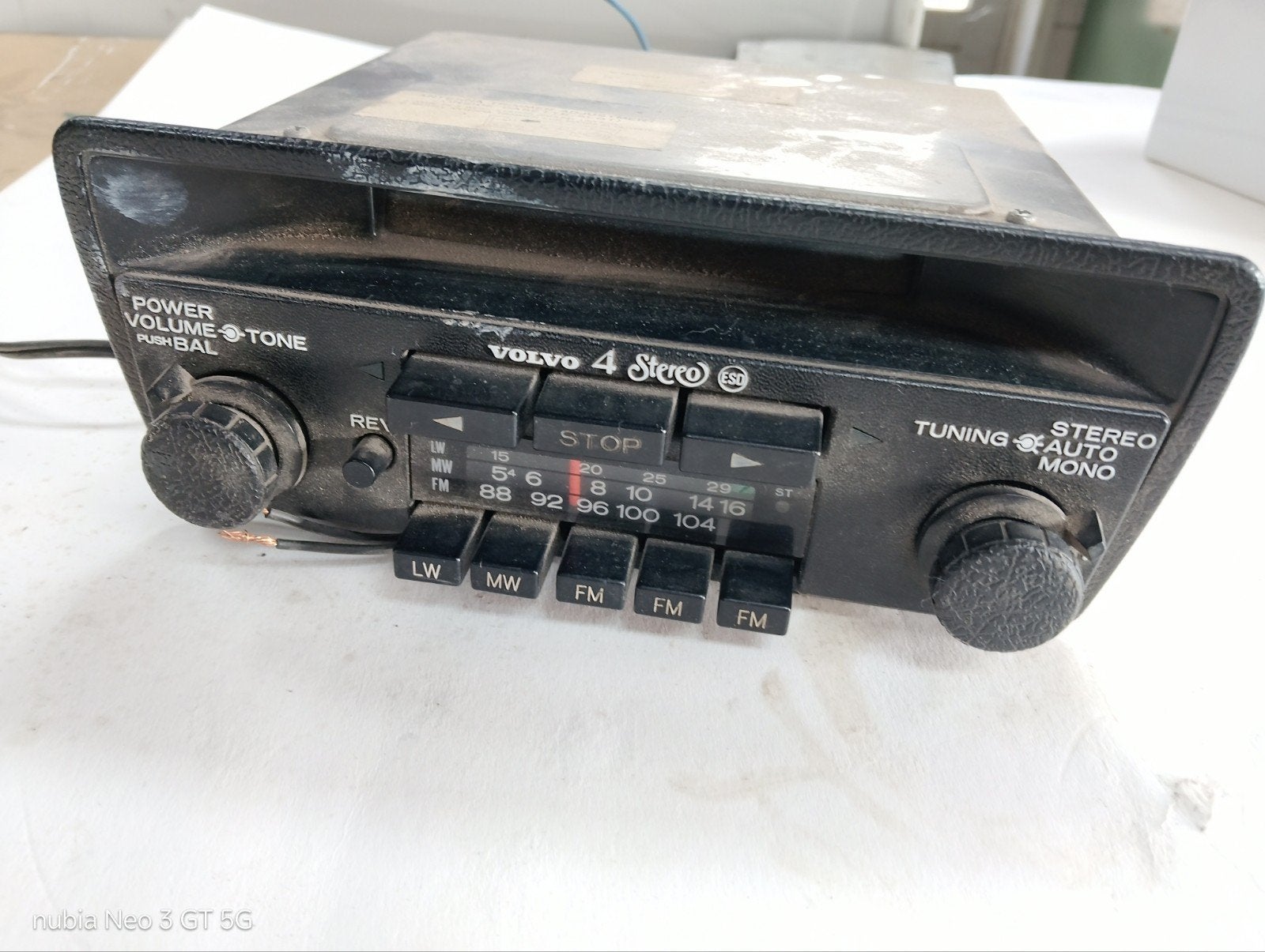 Vintage Volvo  Autoradio - Origineel, Auto diversen, Ophalen of Verzenden