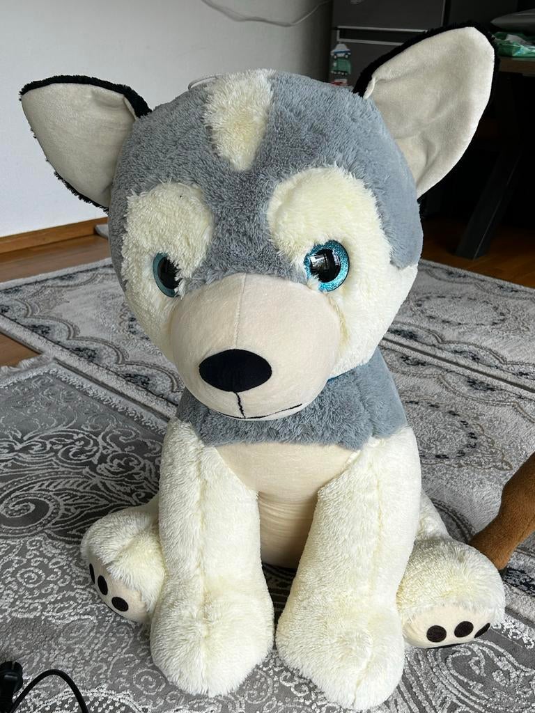 Grote knuffel honden en paard, Ophalen, Hond, Zo goed als nieuw, Middelgroot (20 tot 80 cm)