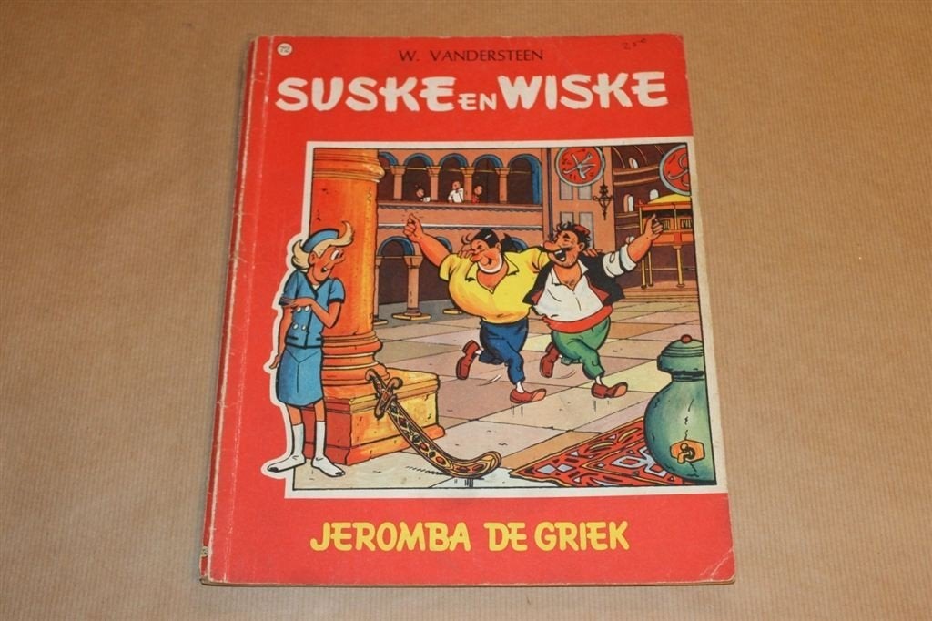 Suske en Wiske - Jeromba de Griek - 1e gekleurde reeks, Eén stripboek, Ophalen of Verzenden, Gelezen