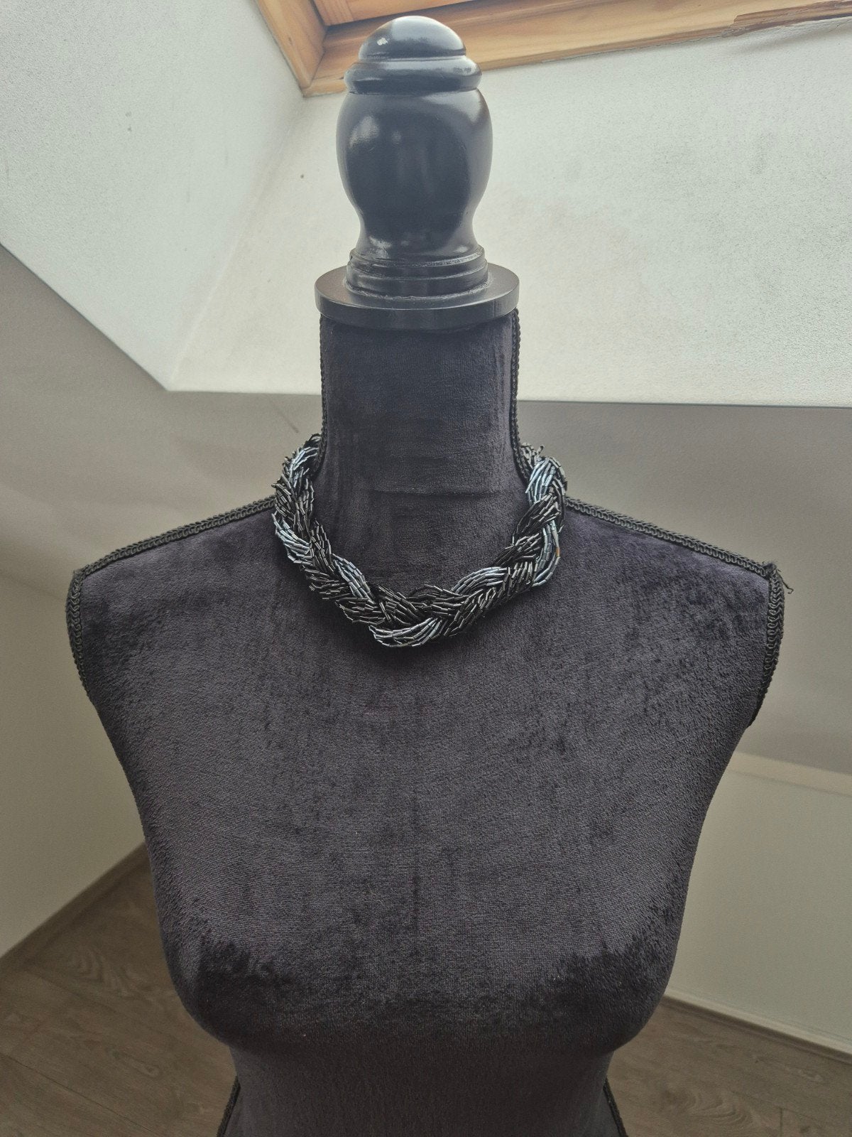 CC gevlochten, Verzenden, Nieuw, Zwart, Zilver