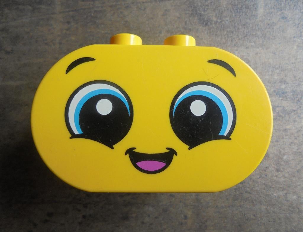 Lego Duplo Brick 2x4x2 Rounded Ends (zie foto's), Ophalen of Verzenden, Gebruikt, Losse stenen, Duplo