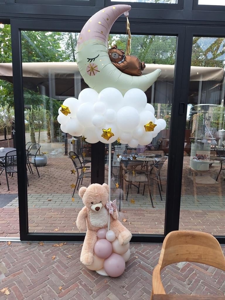 Babyshower gender reveal, Ophalen of Verzenden, Zo goed als nieuw, Versiering, Geboorte of Huwelijk