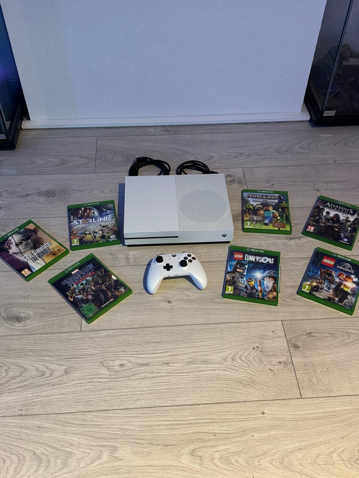 Xbox One S 1TB met 7 games en controller met oplaadkabel, Spelcomputers en Games, Met games, Xbox One S, Ophalen of Verzenden
