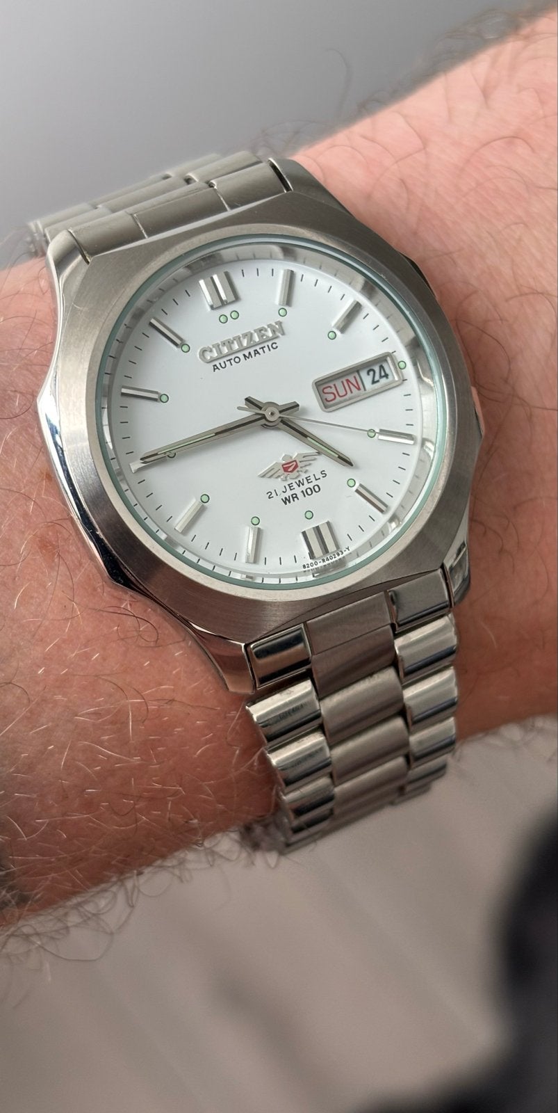Citizen Automatic Herenhorloge vintage, Staal, Ophalen of Verzenden, Zo goed als nieuw, Polshorloge