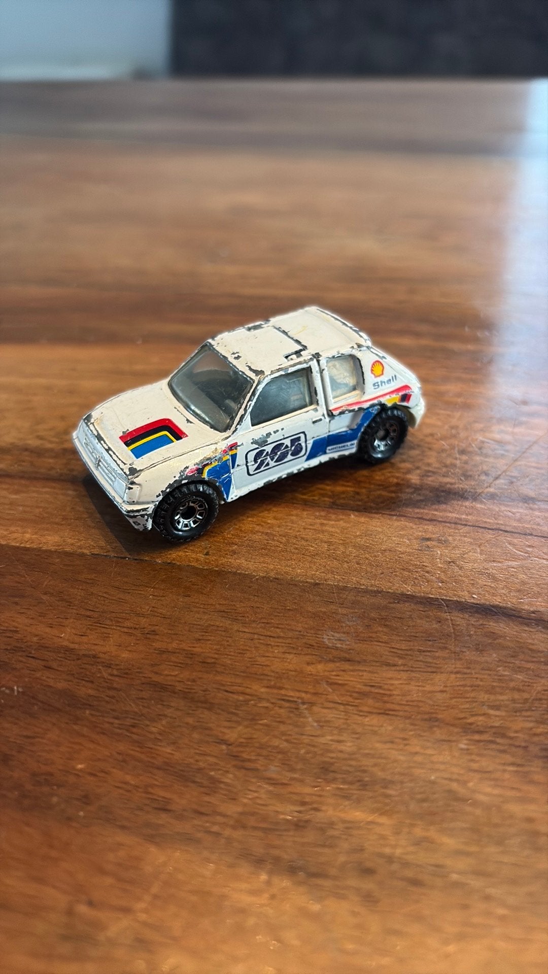 Matchbox peugot 205 turbo 16, Ophalen of Verzenden, Gebruikt, Auto