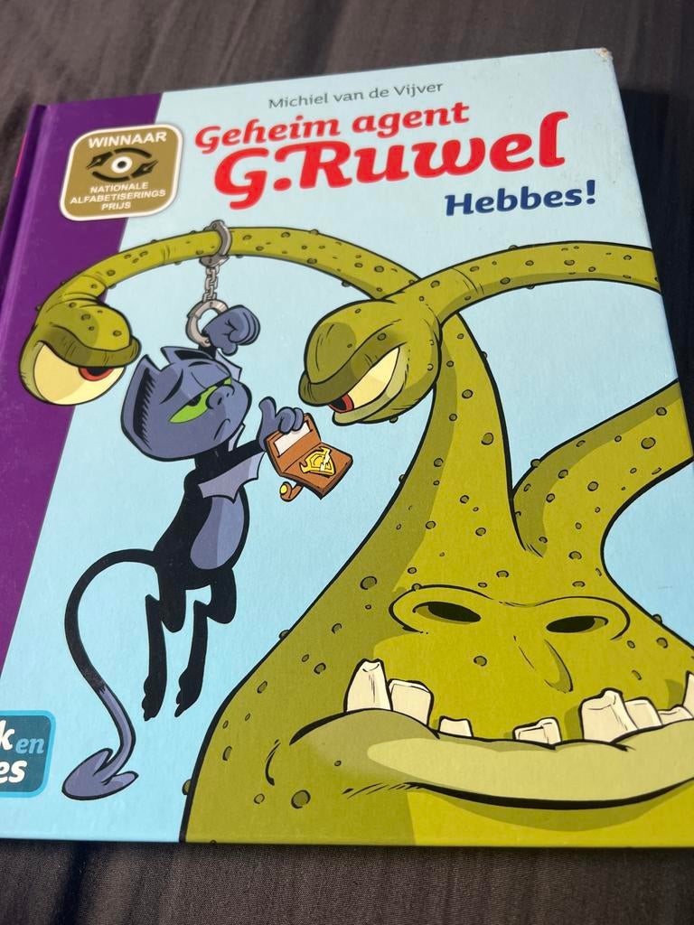 Geheim Agent G. Ruwel: Hebbers! - Michiel van de Vijver, Boeken, Stripboeken, Eén stripboek, Ophalen of Verzenden, Zo goed als nieuw