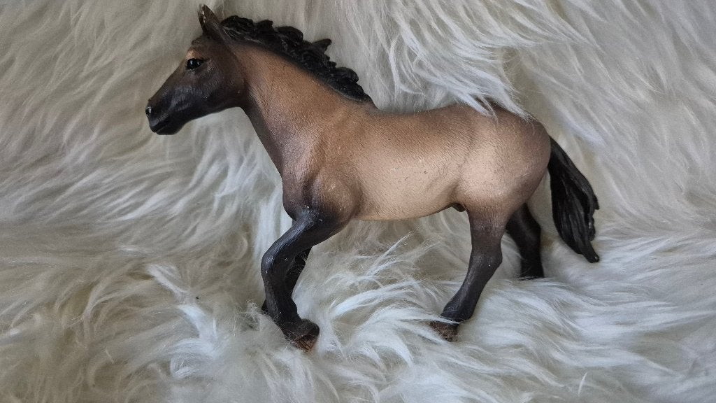 Schleich exclusieve quarter 72098, Ophalen of Verzenden, Gebruikt, Paard, Beeldje of Figuurtje