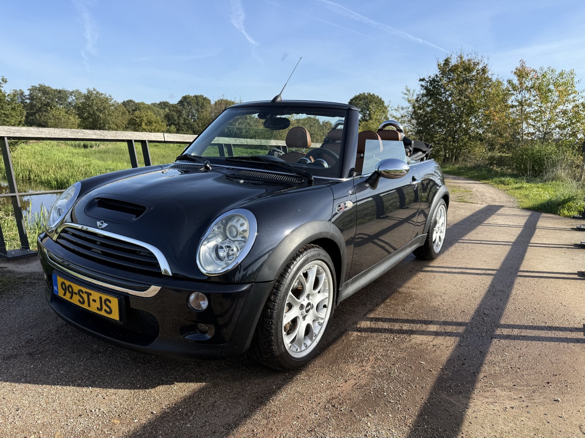 MINI Cabrio 1.6 Cooper S Chili aut !Zeer mooi ! Alle extra's, Auto's, Gebruikt, 4 cilinders, Cabriolet, Zwart