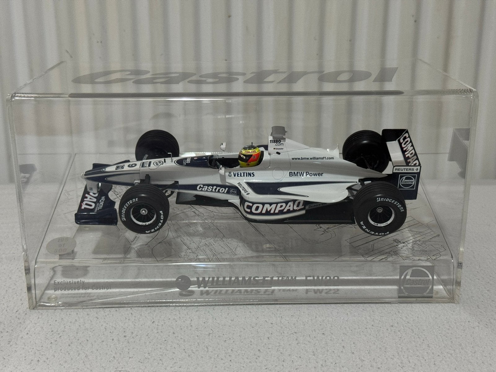 1:18 Williams BMW FW22 Schumacher Minichamps ZELDZAAM, Ophalen of Verzenden, Zo goed als nieuw, Auto, Overige merken