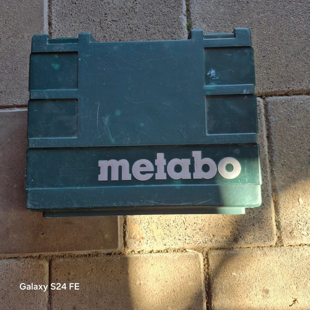 Metabo koffer met lader en 2 accu's, Ophalen of Verzenden, Gebruikt