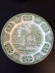 Groen Ironstone Bord, Ophalen of Verzenden