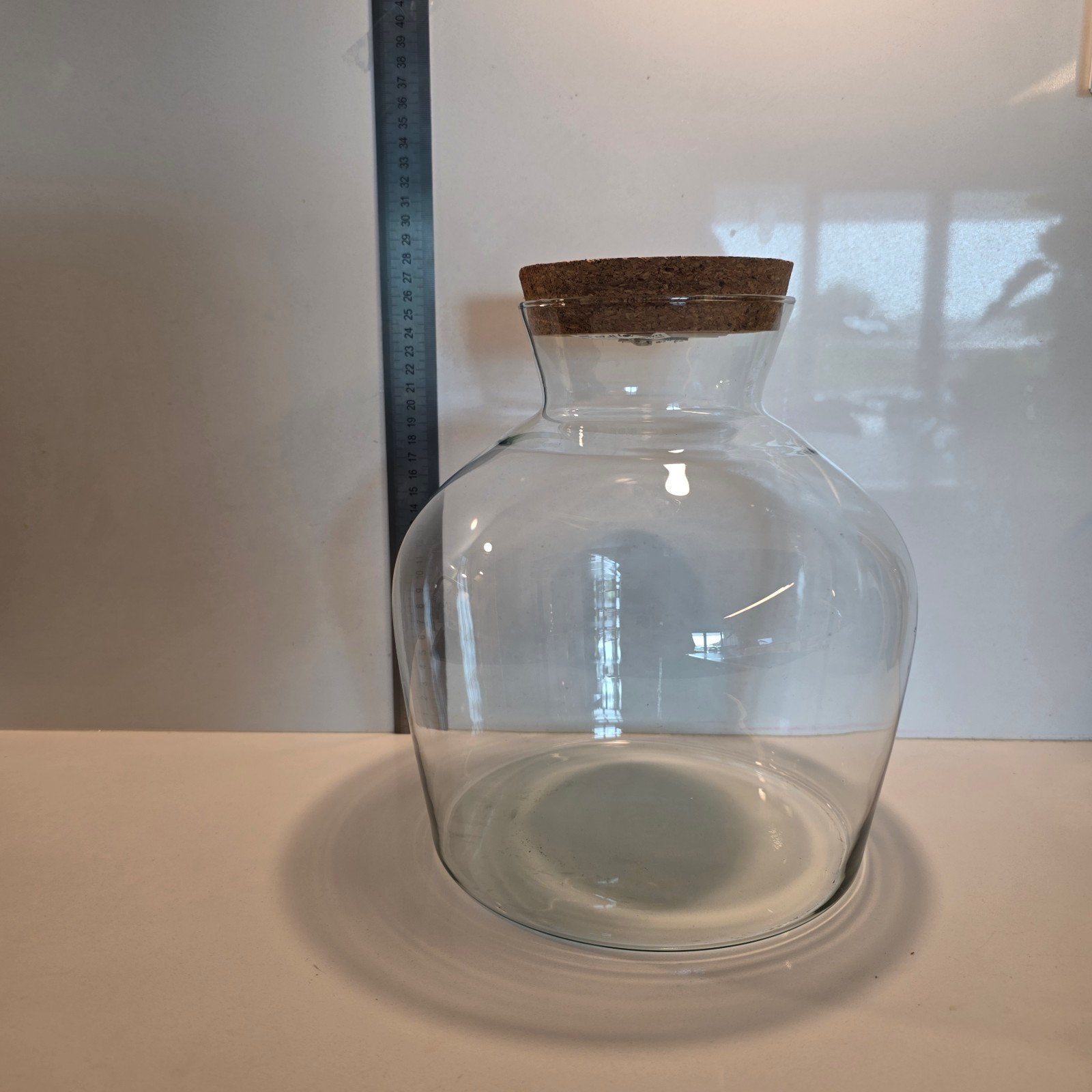 Glazen pot voor plantenterrarium, Ophalen, Met deksel