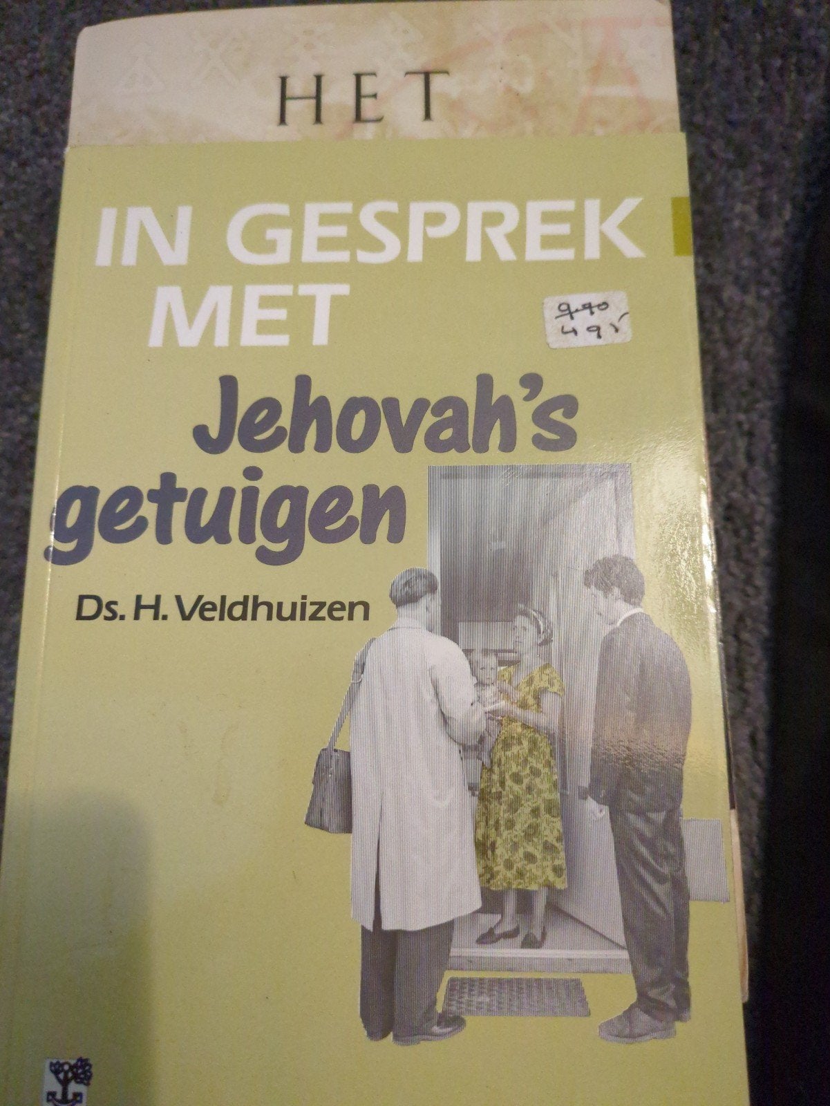 Het in gesprek met Jehovah's getuigen - Ds. H. Veldhuizen, Ophalen of Verzenden, Gelezen, Ds. H. Veldhuizen, Overige religies