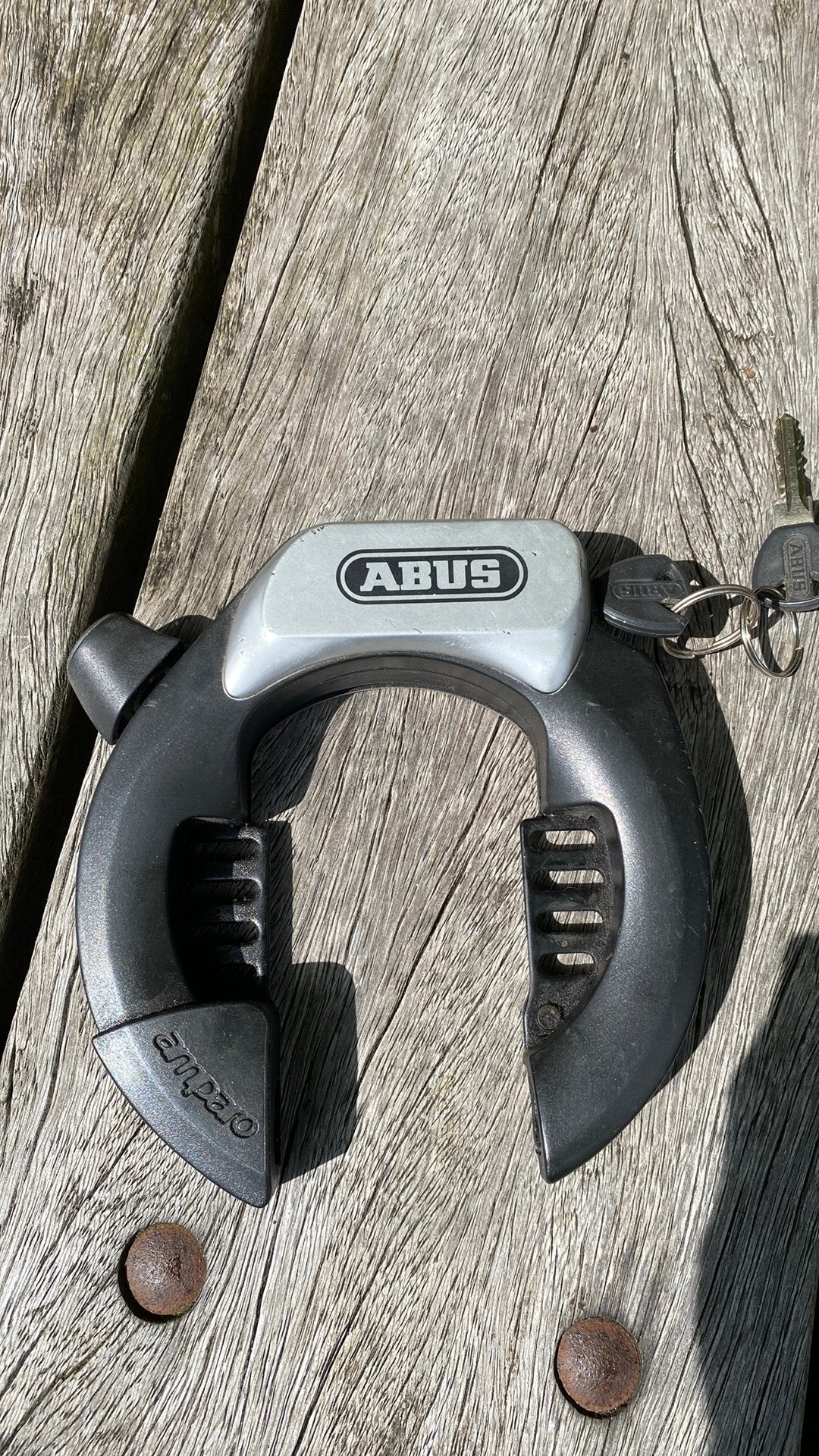 Abus ringslot, Ophalen of Verzenden, Zo goed als nieuw, Ringslot