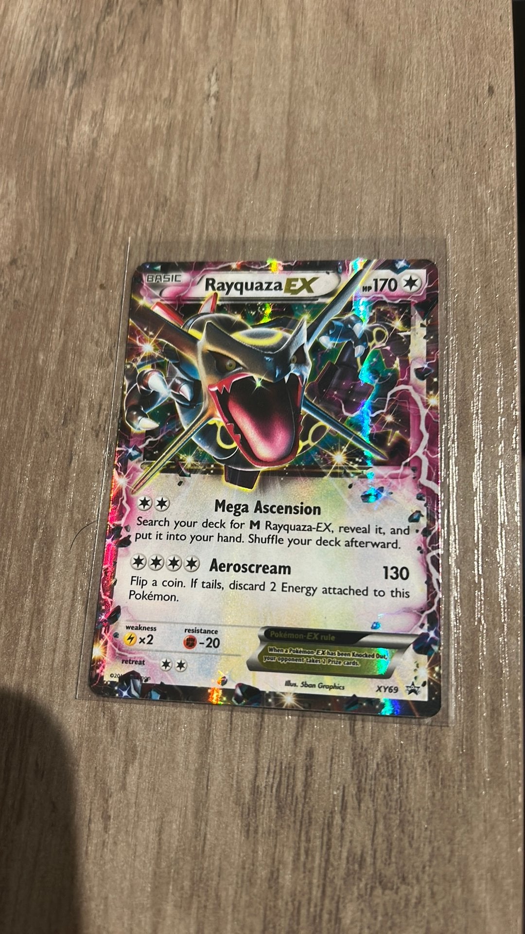Rayquaza ex, Ophalen of Verzenden, Gebruikt