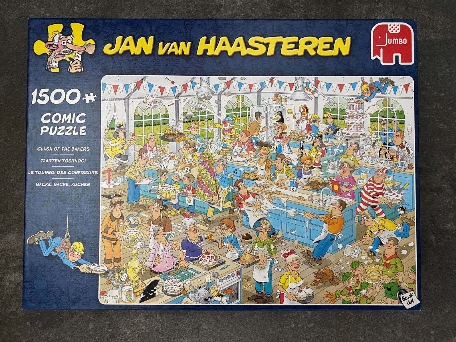 Jan van Haasteren puzzel, 1500 stukjes, compleet, Hobby en Vrije tijd, Denksport en Puzzels, Ophalen of Verzenden, 500 t/m 1500 stukjes