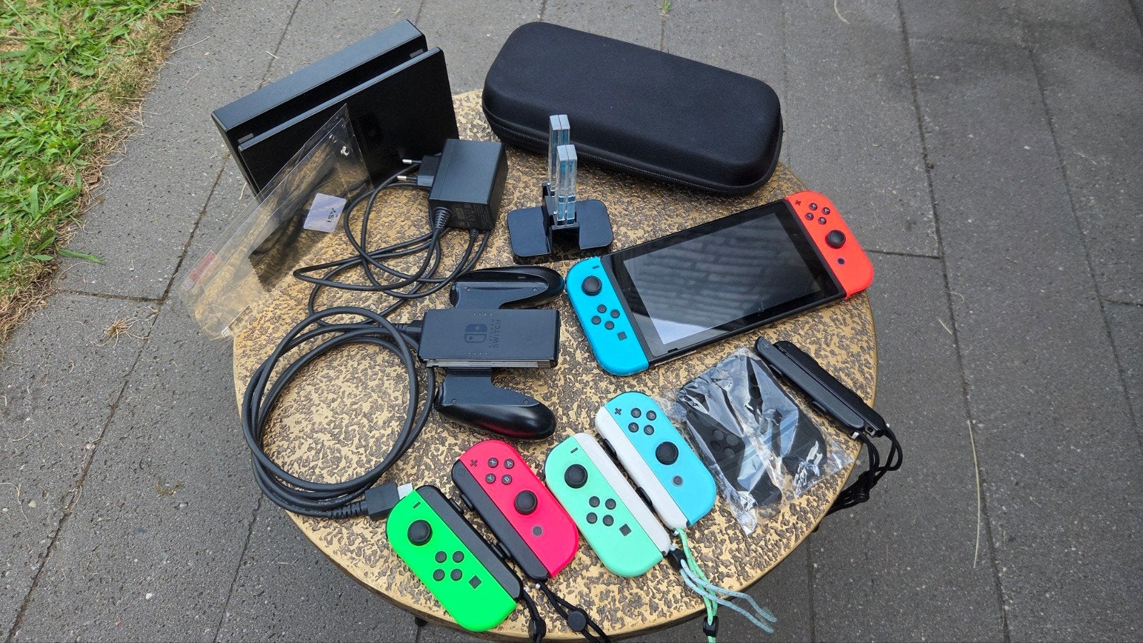Nintendo Switch V1 (2018) - complete set, Ophalen, Gebruikt, Met 2 controllers, Switch Original