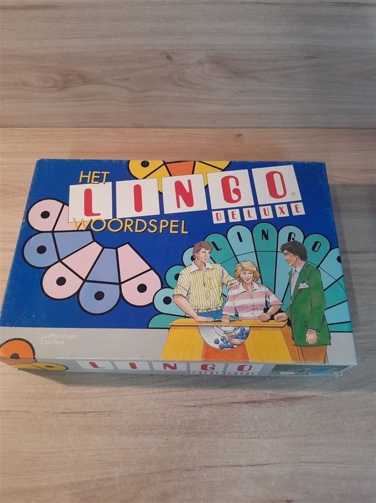 het lingo woordspel Deluxe - s6106, Hobby en Vrije tijd, Gezelschapsspellen | Bordspellen, Verzenden, Zo goed als nieuw