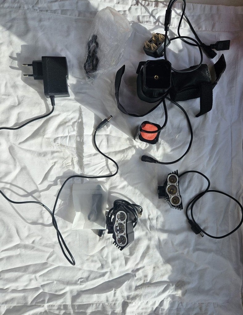 Fiets Koplamp Led Head Light, Voorlicht, Ophalen of Verzenden, Zo goed als nieuw, Oplaadbaar