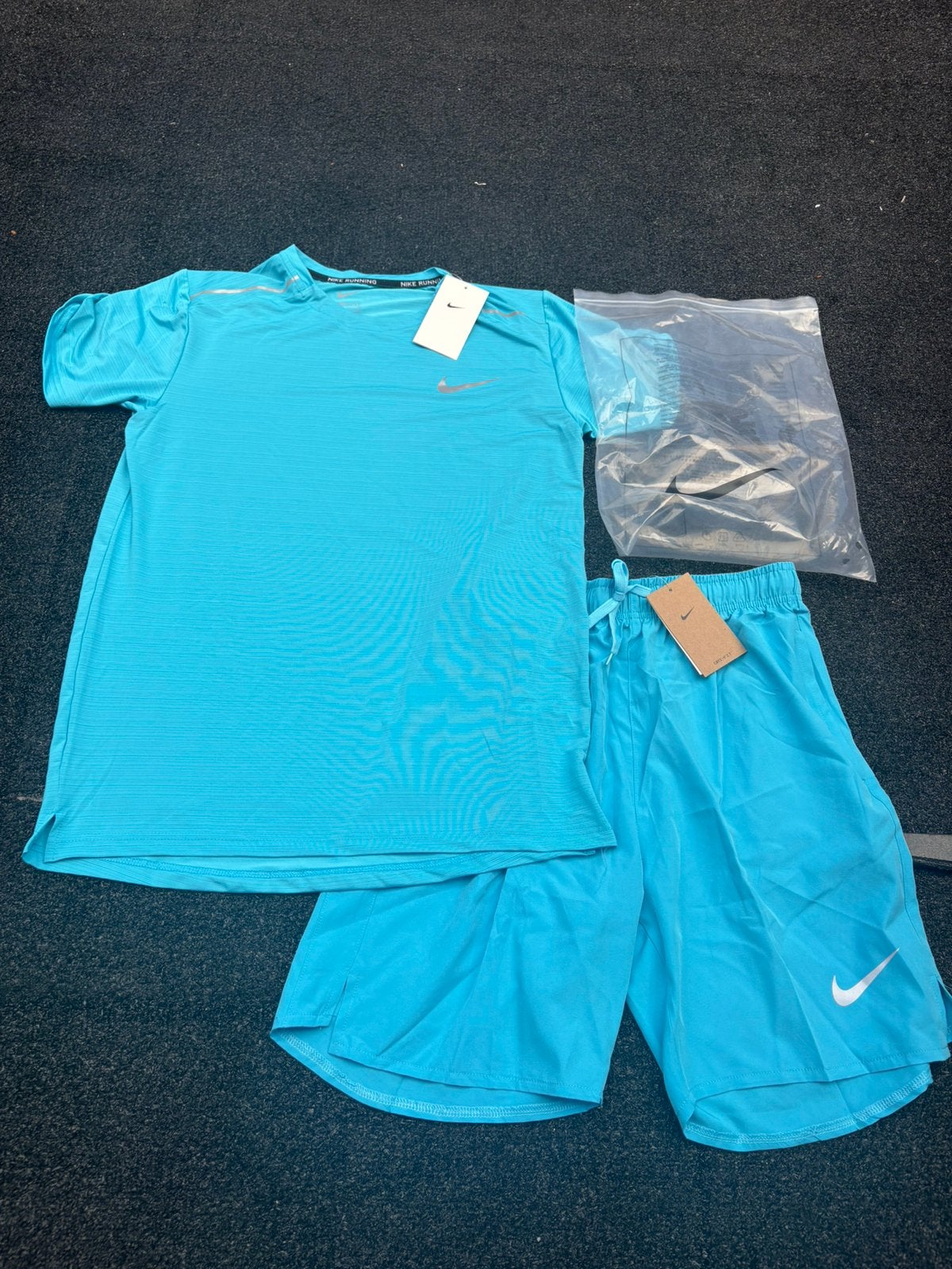 Nike miller zomerset maat L, Maat 52/54 (L), Blauw, Nieuw, Ophalen of Verzenden