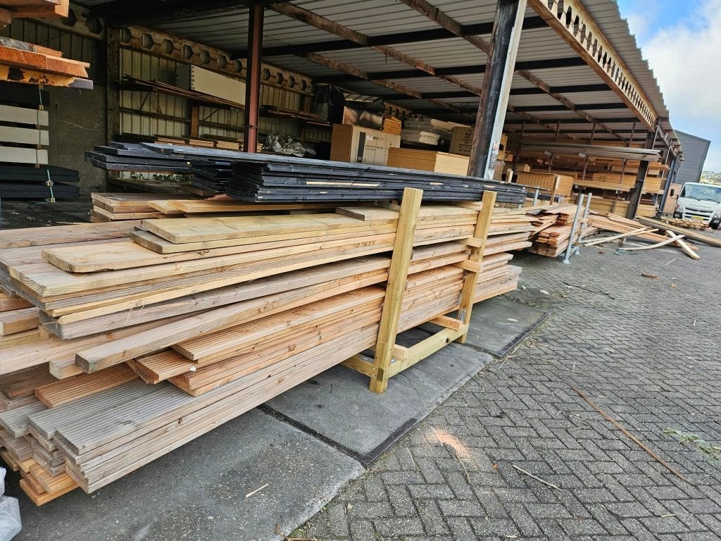 B keuze tuinhout, goedkoop! geïmpregneerd, Douglas hardhout, Planken, Ophalen of Verzenden, Zo goed als nieuw, Hardhout