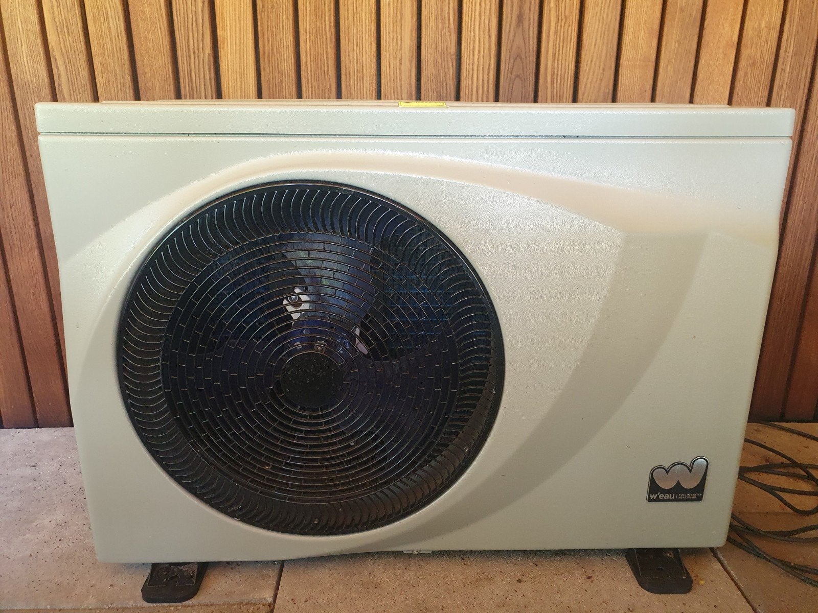 W'eau Full Inverter 7,6 kW Zwembad Warmtepomp, Ophalen, Gebruikt, Minder dan 200 cm, Rechthoekig