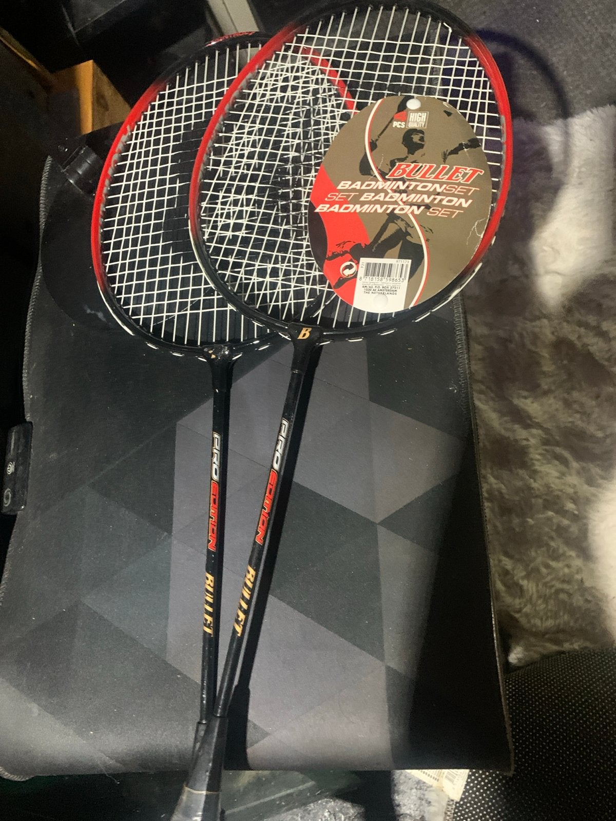 Bullet Pro Edition Badminton Rackets (Set van 2), Ophalen of Verzenden, Nieuw, Racket(s)