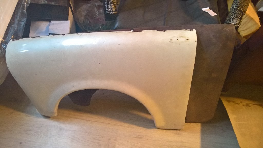 Trabant 601 voorspatborden kunststof 2x links 2x rechts, Gebruikt, Voor, Ophalen of Verzenden, Spatbord