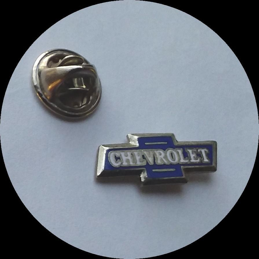 CHEVROLET logo pin, blauw, Verzamelen, Speldjes, Pins en Buttons, Ophalen of Verzenden, Zo goed als nieuw, Transport, Speldje of Pin