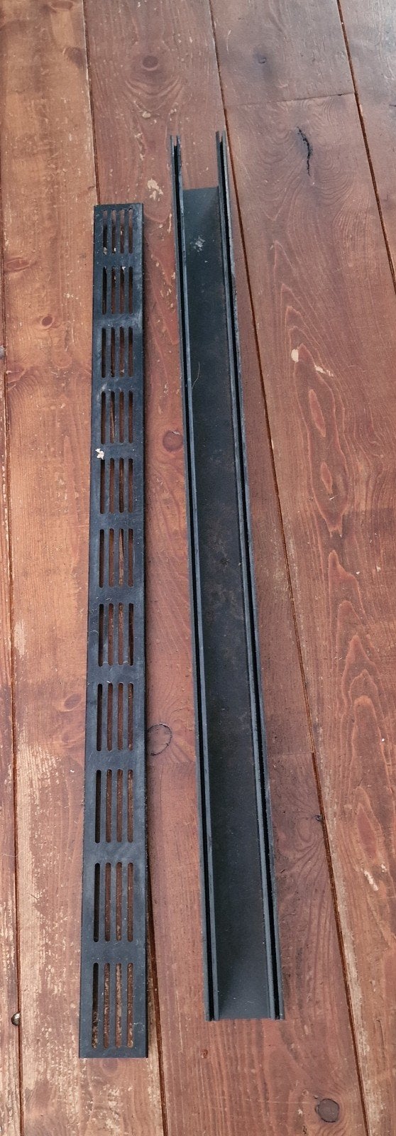 Lijngoot smal zwart 100x6,5x10 cm, Ophalen, Minder dan 2 meter, 80 mm of meer