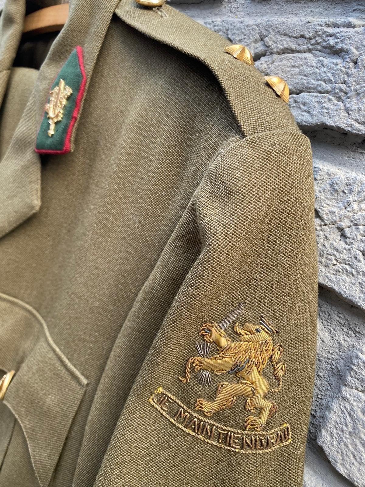 Service dress Limburgse jagers overgangsmodel., Ophalen of Verzenden
