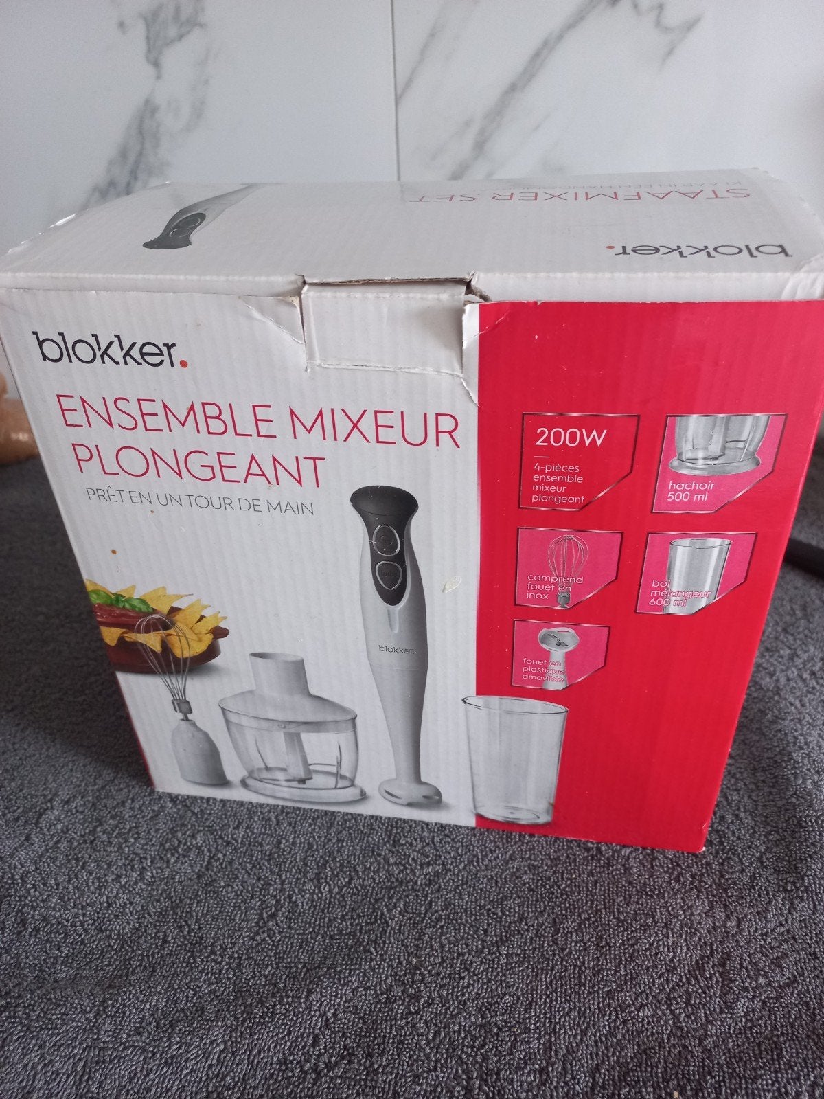 Nieuw in de doos Blokker Staafmixer , mag weg voor 15,00, Witgoed en Apparatuur, Keukenmixers, Minder dan 1 liter, Ophalen, Nieuw