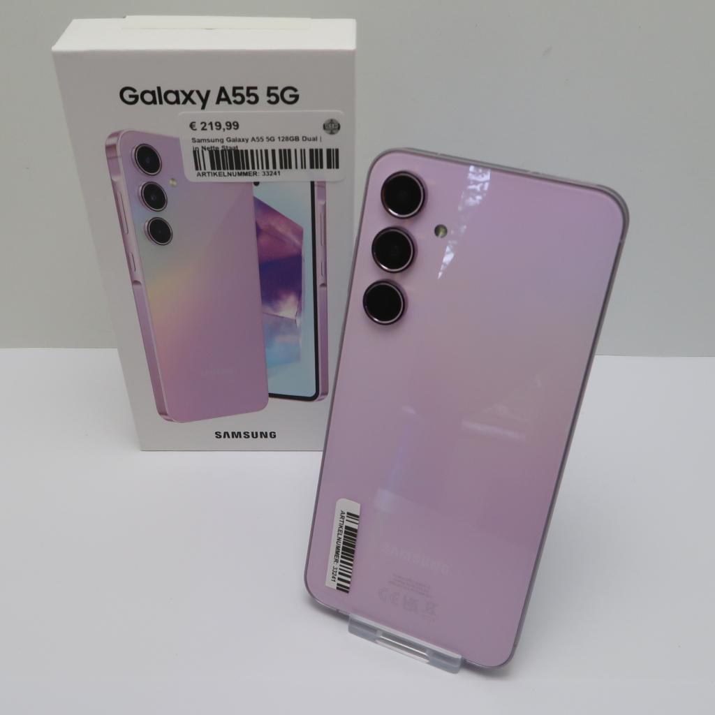 Samsung Galaxy A55 5G 128GB Dual | in Nette Staat, Niet ingevuld, Zo goed als nieuw, Niet ingevuld, Niet ingevuld
