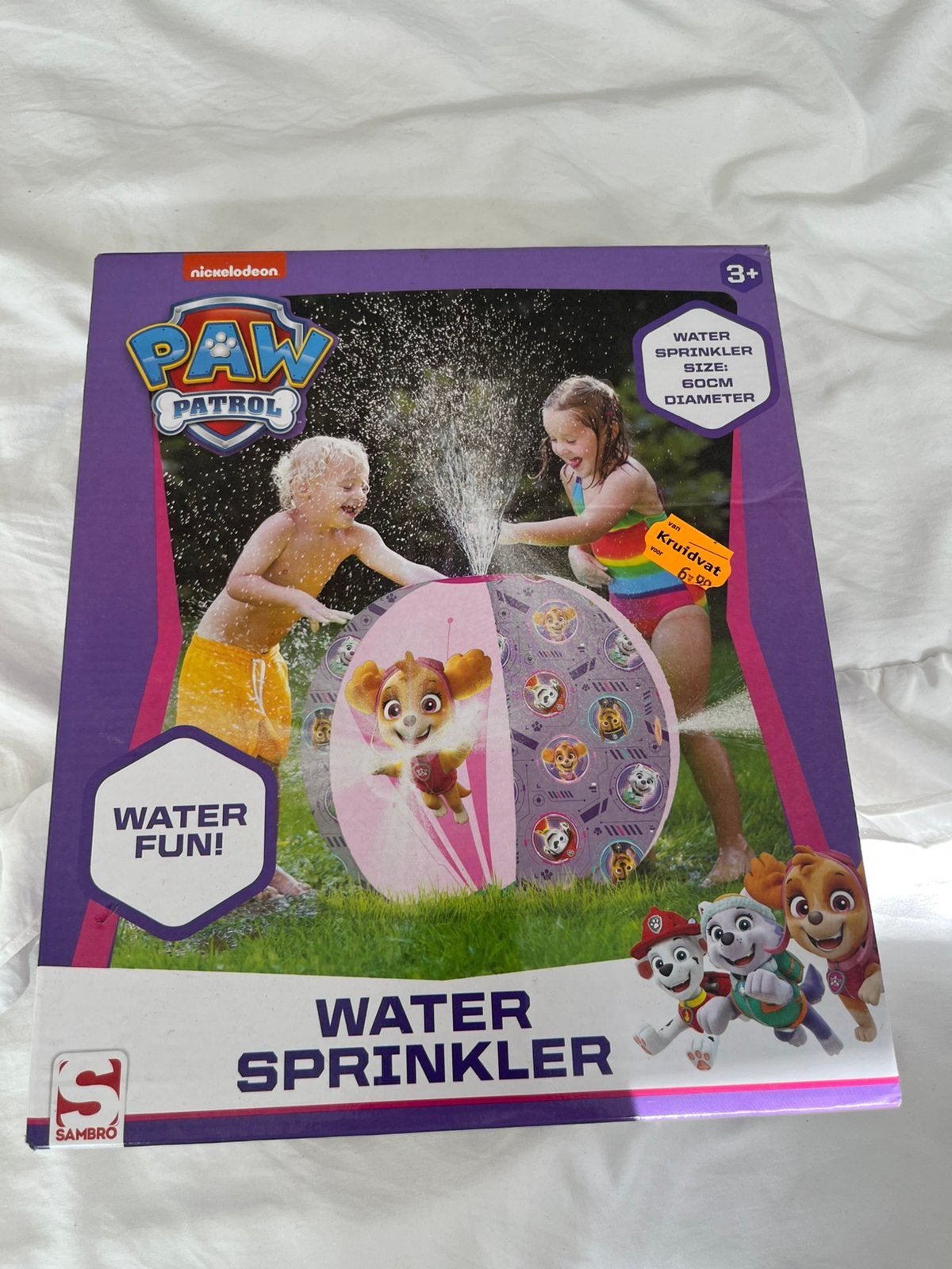 Water sprinkler, Ophalen, Zo goed als nieuw