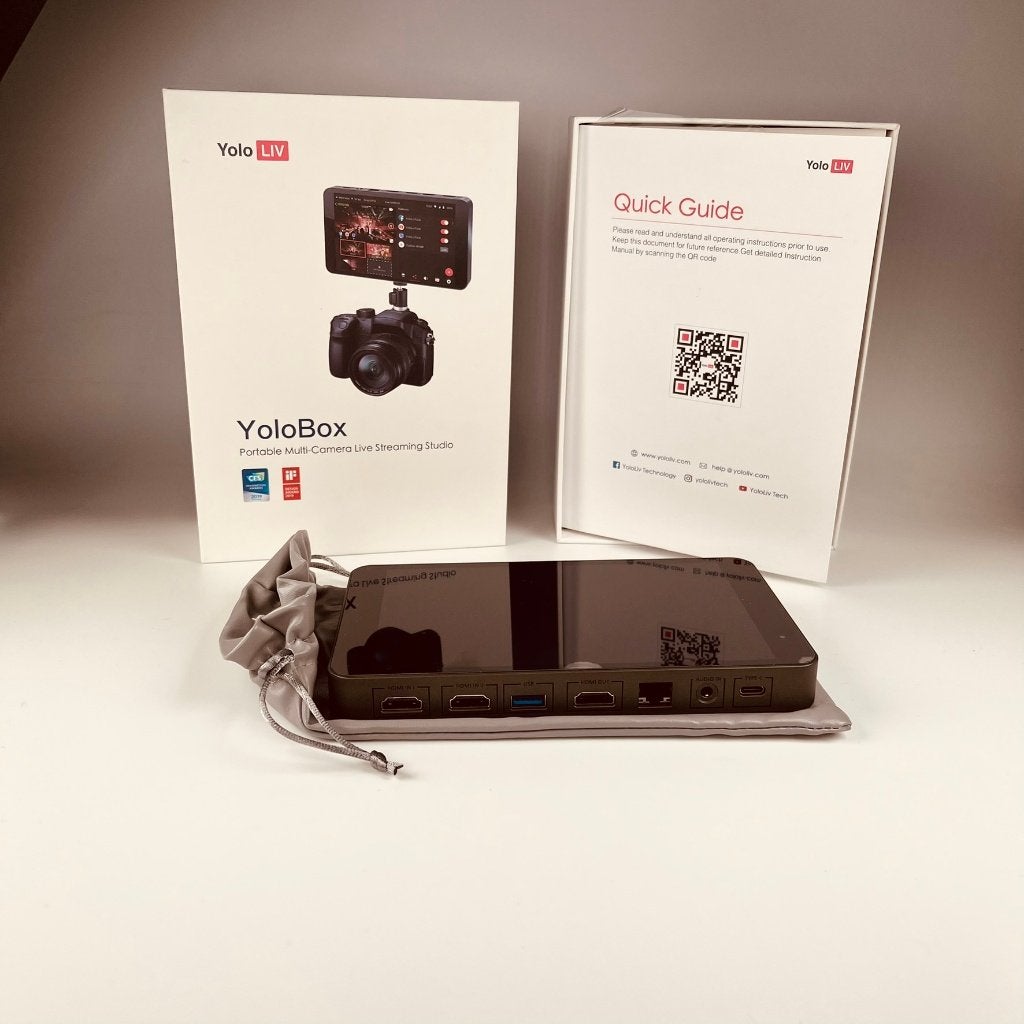 YoloLiv YoloBox –Portable Multi-Camera Live Streaming Studio, Ophalen of Verzenden, WiFi, Overige Merken, Geen optische zoom