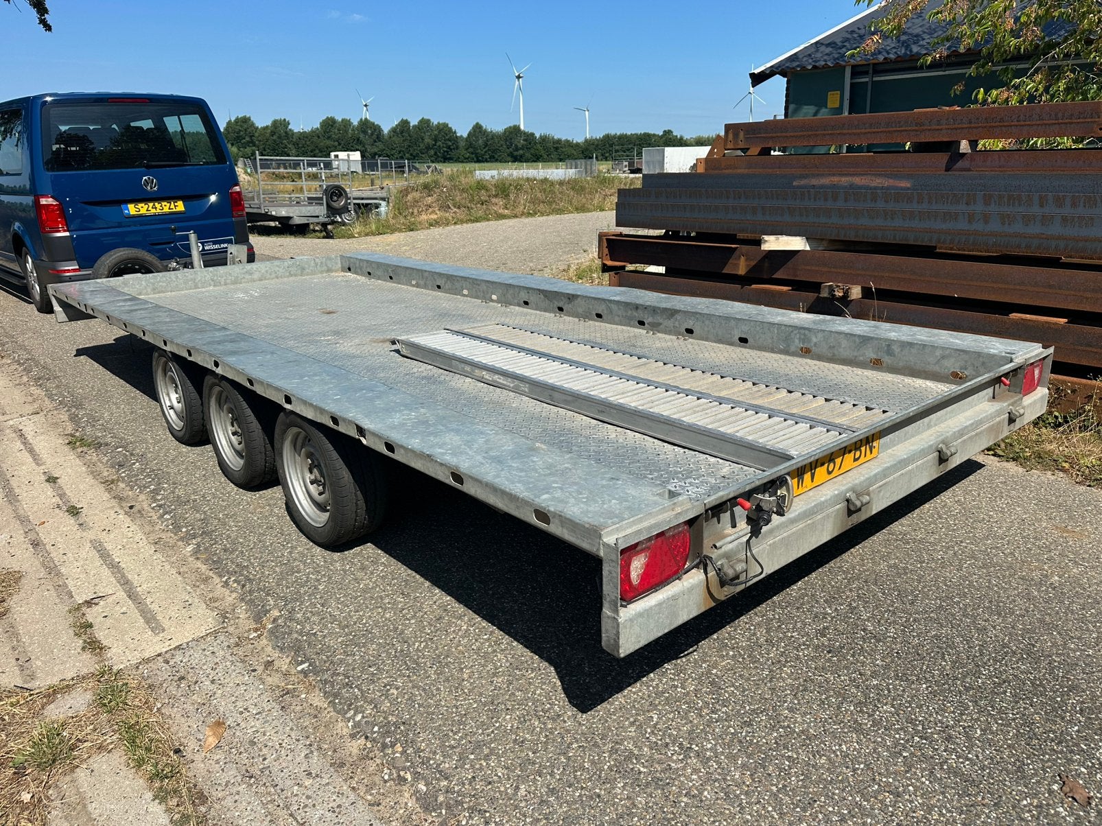 Machine transporter tridem drieas !!! Mega groot !!!, Ophalen of Verzenden, Zo goed als nieuw