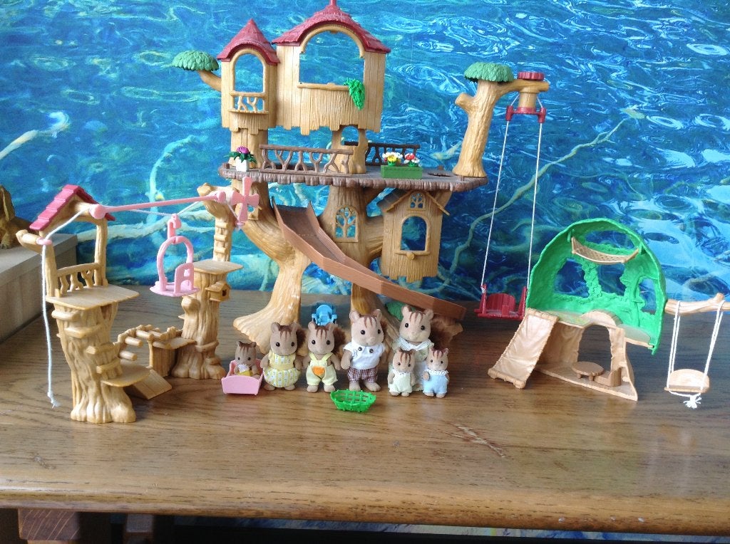 Sylvanian families diverse sets combinatie, Kinderen en Baby's, Speelgoed | Poppenhuizen, Ophalen, Gebruikt, Poppenhuis